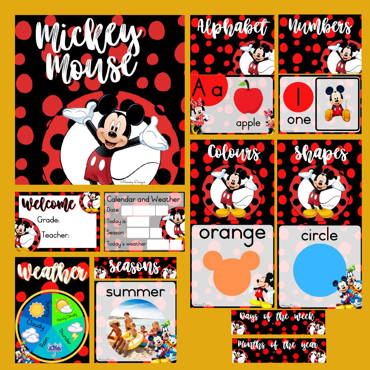 Micky Mouse Layout